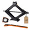EXLECO Cric pour Voiture Max 1,5T Portatif Cric Losange avec 2 in 1 Manivelle, Crics de Levage Manuel Cric à Ciseaux Crique Voiture avec Cliquet Roue Changement Tools pour VP SUV MPV