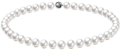 McPearl Original Perlenkette, Perlencollier mit Magnetschließe. Top Qualität aus Deutschland. (44)