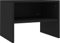 vidaXL Nachttisch mit offenem Fach Nachtschrank Beistelltisch Telefontisch Couchtisch Nachtkommode Nachtkonsole Schwarz 40x30x30cm Holzwerkstoff