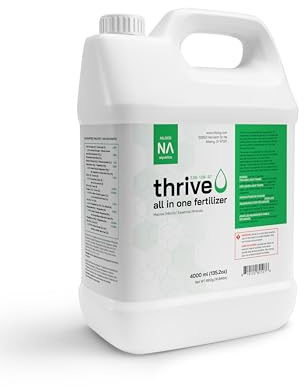 Thrive Planted Aquarium Fertilizer -All in One Planted Tank Liquid Fertilizers - Micro & Macro Nutrient Rich Food for Aquatic Plants - Highly Concentrated (4000ml)