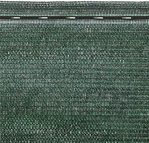 Rete Ombreggiante Telo Ombra Telone Per Giardino, Per Rete Metallica Esterno Schermante Rotolo Verde Scuro Copertura Oltre 90% Con Stabilizzazione UV ED Asole Rinforzate (1.5 x 50 M)