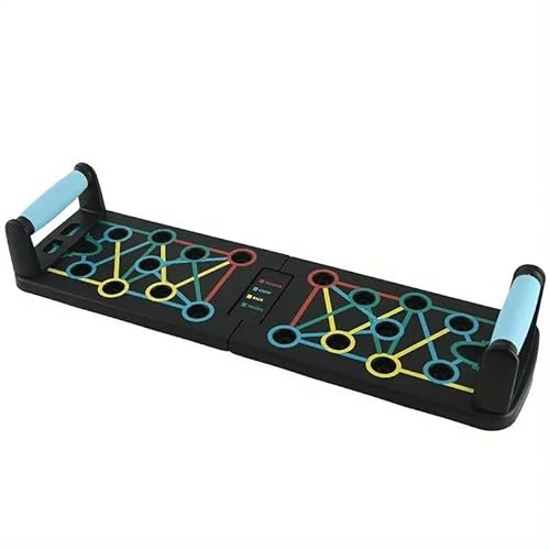 MUSCLEPLATE - Tavola per flessioni push-up, pieghevole, multifunzione, per allenamento completo e flessioni efficaci; maniglie per flessioni | MUSCLEPLATE