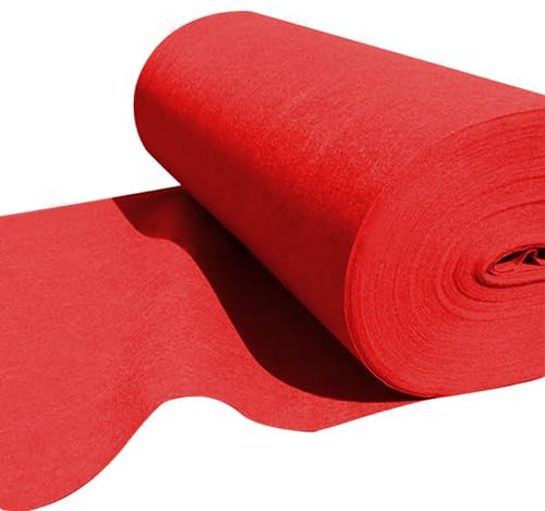 Hochzeits-Gangläufer, roter Event-Teppich, 2 mm dicke Polyester-Gehwegläufer, Teppichrolle, rutschfester Braut-Bodenteppich für Party, Weihnachten, Kirche, Strand im Freien ( Size : 1.2x50m )