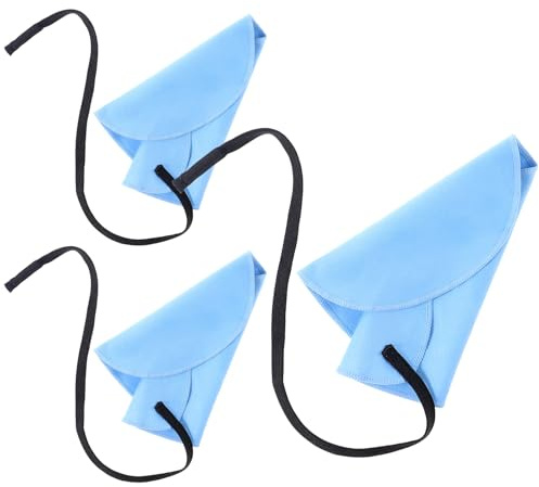 3PCS Saxophone Cleaning Cloth, Blue Saxophone Cleaning Kit, Clarinet Swab Cloth for Inside Tube, Clarinet Swab Cleaning-Cloth for Flute, Piccolo, Trumpet, and Other Wind & Woodwind Instruments