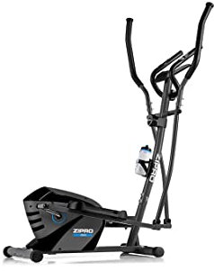 Zipro Erwachsene Magnetischer Crosstrainer Shox bis 120kg, Schwarz, One Size, einheitsgröße