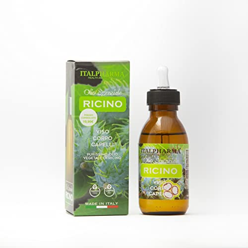 Italpharma Olio Essenziale Ricino Viso Corpo e Capelli purissimo olio vegetale di ricino 100 ml