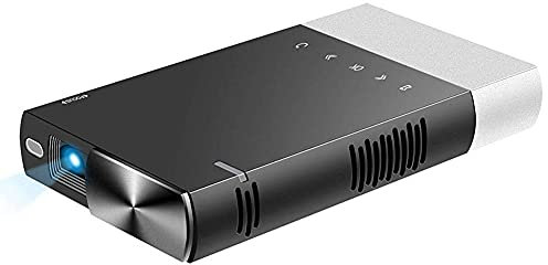 Mini videoproiettore, proiettore 1080P Supporto Portatile Supporto Batteria HD Dlp 5200mAh Supporto HDMI/USB/TF e Porta Micro SD Good
