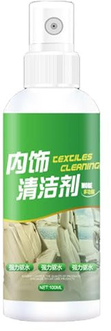 Limpiador interior de coche, limpiador multifuncional para interior de coche, kit de limpieza interior de coche, fórmula , limpiador de para asientos de , paneles de puerta de