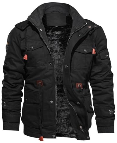 sdhienbb Herren Jacke Packable Recycled Jacket Übergangsjacke Teddyfleece Jacket Skijacke Herren Winter Blauer Daunenjacke Herren übergangsjacke schwarz Herren XL XXL