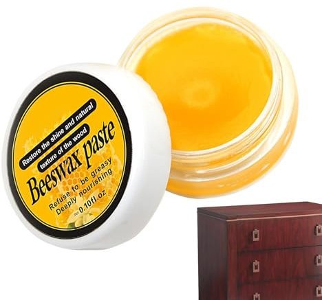 Pulidor de cera de abeja, cera de abeja, cera de abeja, cera de abejas natural para madera y muebles, cera de madera tradicional, cera de muebles para madera, todos los tipos y colores