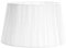 Lampenschirm, konisch, offen, weiß, Maße: 30 x 22 x 17 cm, ideal für E27-Lampen, elegantes und modernes Design