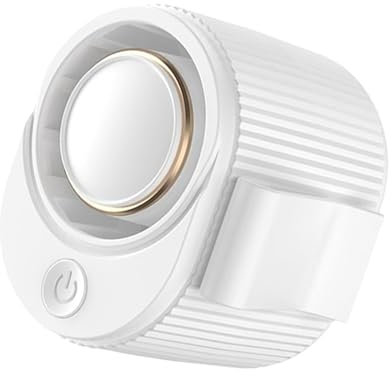 Ventilador Portátil - Ventilador Recargable Portátil,Dispositivo De Enfriamiento Sin Aspas Con 3 Velocidades Ajustables, 1200mAh Para Exteriores, Camping, Senderismo, Festivales,