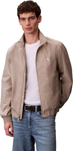 Calvin Klein Men's Ls Unfilled Nylon Harrington Jkt Lv04rf520g Jackets