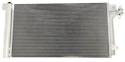 HCQAO Condensador de aire acondicionado compatible con VW Compatible con MULTIVAN V TRANSPORTER BPC BRR AXC 2003-7H0820411B 7H0820411BC 7H0820411E 7H0820411J Reparación de aire acondicionado