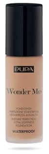 Pupa Fondotinta Fluido Waterproof Wonder Me (060 Biscuit Warm) - Fondotinta Perfezione istantanea e Leggerezza assoluta, lunga Durata, resiste all’Acqua e all’Umidità - Formato 30 ml