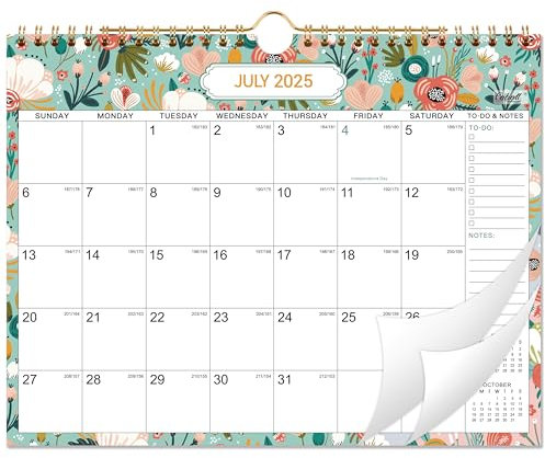 2026-2027 Wall Calendar - 2026-2027 Calendar from Jul. 2026 - Dec. 2027, Wall Calendars 8.5 x 11 with Julian Dates, Twin-Wire Binding
