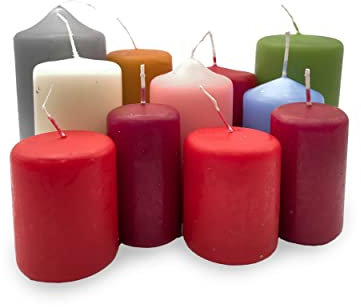 Jeka Kilobeutel Kerzen, Kiloware, Stumpenkerzen, TLB-Tech