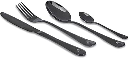 Saenger Unisex – Erwachsene Anaconda Blaxx Cutlery Single Set 4pcs