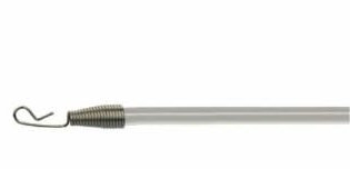 Schleuderstab für Gardinen und Vorhang - aus PLEXIGLAS Transparent - Zubehör für Gardinenschiene Mit Haken zum Aufhängen - Curtain opener Länge 150 cm