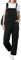 BSBUY Women's Dungarees Large Size Jumpsuits Long Bib Trousers Loose Casual Sleeveless Overall Plus Size Strappy Overalls Leisure One Piece Suit Black Bib Overalls with Pockets(L)