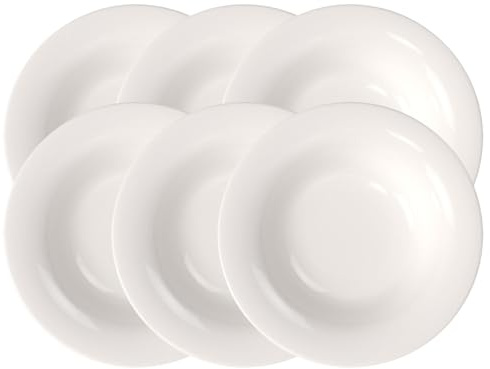 Villeroy & Boch 1034602700 - Set di 6 Piatti Fondi New Cottage Basic, in Acciaio Inox