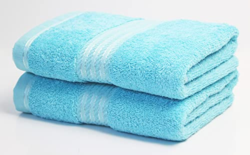 Bentley Priory Linens Toallas de mano (paquete de 2) para baño, gama Suprema de 500 g/m², paquete de 2 toallas de mano absorbentes y de secado rápido, juego de 50x85 cm (azul oscuro)