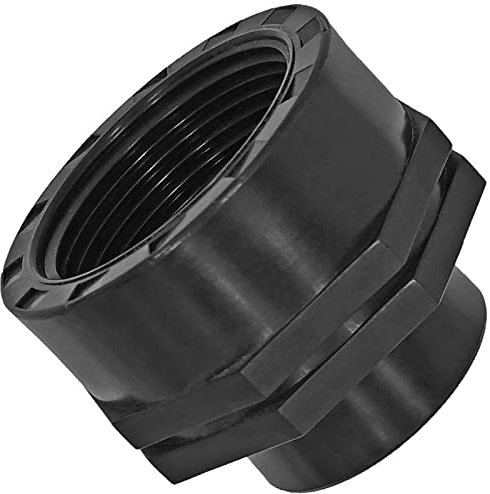 MegaHaustechnik Reduzier Muffe Kupplung aus Kunststoff PP 1 x 3/4 Zoll Innengewinde IG x IG reduziert Gewinde Fitting Trinkwasser geeignet Verschraubung Verbindung Reduzierung Adapter Stück