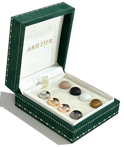 A&H Zier 8 Pack Hijab Magnet Pins - No-Snag, Pinless, Strong Magnets - Matte and Shiny Packs - Hijab Pins for Women