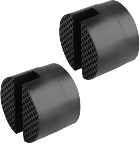 Cuscino universale per auto per cricchi e sollevatori, set di 2 blocchi di gomma tampone, gomma cric universale, tampone per crimpare con design antiscivolo, sollevamento auto, nero