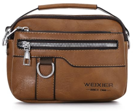 SUKUTU Bolso de mano para Hombre Bolso Bandolera informal para Hombre Bolso Bandolera informal de negocios