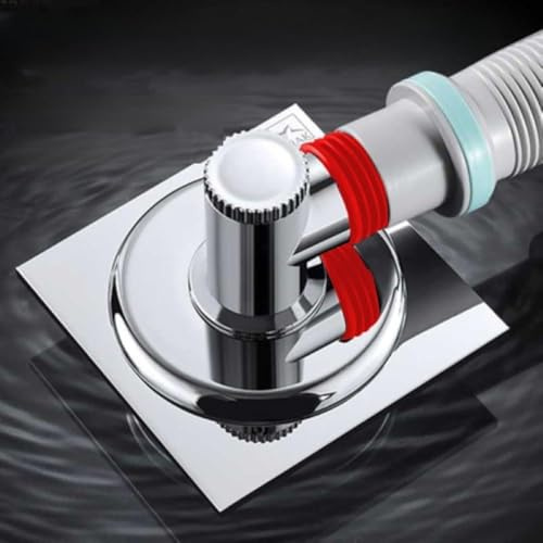 Gdfnmogo Raccord de vidange de sol pour machine à laver avec clapet anti-retour compatible avec tuyaux de 19 mm à 32 mm, sortie à 3 voies pour la buanderie de la maison