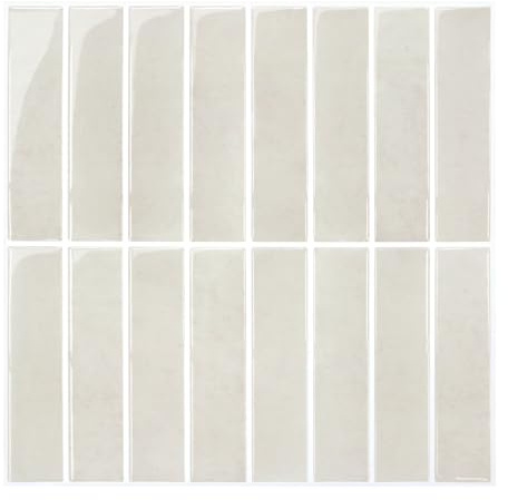 COMSTICKC Crédence Adhésive Pour Cuisine Beige, 10 Pièces 30,5x30,5cm | Carrelage Adhesif Mural Salle de Bain, Vinyle 3D Métro Autocollant Carrelage Adhesif, imperméable