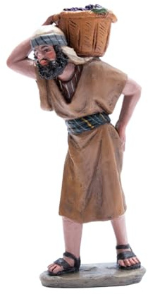 Triciclo Editores Portador de Cesta | Figuras de la Vendimia |Figuras de Belén |Serie 11cm| Diseñadas por José Luis Mayo |Decoración Navideña |Nacimiento