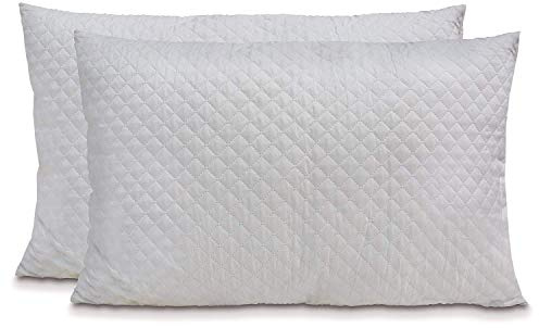 Materassimemory.eu - Ett par TULIP MED minnesskumflingor med andningsbart tyg med 2 kuddar 40 x 70 cm, perfekt tvålstorlek för nackstöd och passar alla madrasser och sängar