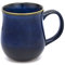 SECELES Große Kaffeetassen Becher 500ml mit großer Griff, Handgemachte Grosse Teetasse Coffee Mug für Büro und Zuhause, mikrowellen spülmaschinenfest, stilvolle Texturglasur (Starry Blue)