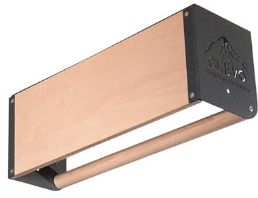 Clevo S: Vielseitige Klettertrainingsstation für Deckenmontage – Hangboard, Seitgriffe, Klimmzugstange – Ideal für Fingerkraft & Muskelaufbau