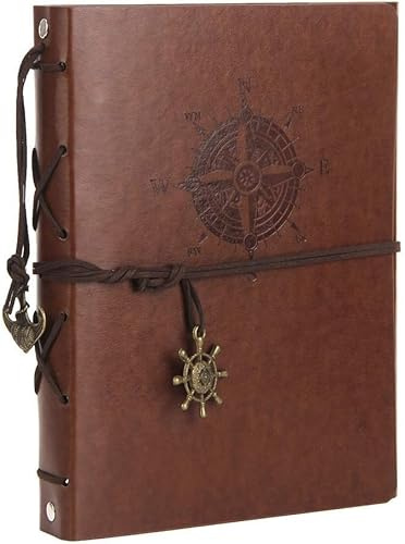 ThxMadam Leather Scrapbook Album 60 Pages Vintage Love Photo Album,11 * 8.1 Inch Scrapbook for Couples-DIY Memory Book,Birthday/Wedding Guest Book Gift for Anniversary Mother's Day