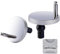 2 Stück WC Sitz Befestigung, Schrauben für Toilettensitz, WC Sitz Befestigung Von Oben, Toiletten Sitz Reparatur Teile, Toilettendeckel Halterung, Scharnier-Beschläge für WC-Brille
