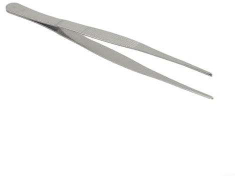 Eawfgtuw Set di pinze per barbecue in acciaio inox con pinzette anti-buffet per cucina, barbecue, grill, ristorante, 12,5 cm (20 cm)