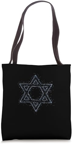 Traditional Jewish Star - Israel - National Flag Israel Map Tote Bag