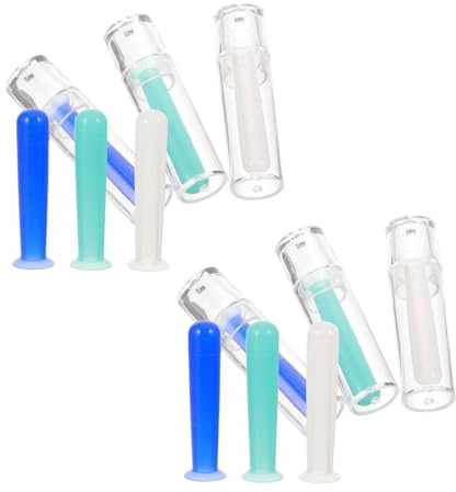 Healvian 12pcs Contact Lens Inserter Remover Tool with Soft Rubber Suction Cup and Portable Storage Box for Monthly and Scleral Lenses Suitable for Office and Travel Use