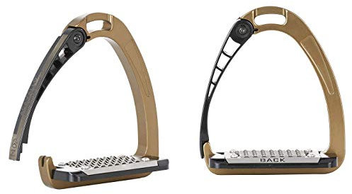 Acavallo Arena Alupro Steigbügel, Farbe Bronze, Einheitsgröße (AC607-BR-OS)