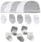 MAMIMAKA Baby Caps Handschuhe und dicke warme Socken Baumwolle Neugeborene Essentials Zubehör (Hüte+Handschuhe+Terry Socken),0-6 Monate