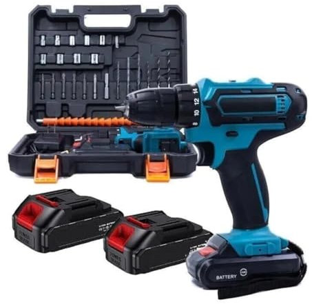 TRAPANO AVVITATORE A DOPPIA BATTERIA DA 24V LITIO A PERCUSSIONE VALIGIA