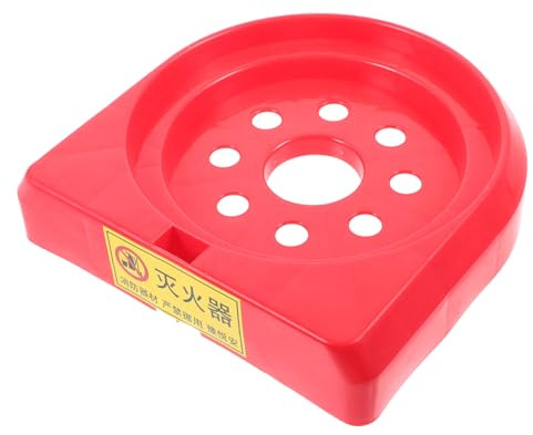 WOONEKY Base para Extintor de Incendios de Plástico Resistente Soporte Práctico para Extintores de Polvo de Diseño Seguro y Visible para Almacenamiento Suelo para Coche y Hogar