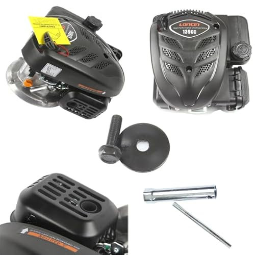 Motor de combustión de 4 tiempos 139 cc 6 CV | gasolina | 7 NM 2500 RPM | Eje vertical Ø22,2 x 80 mm | para cortacésped