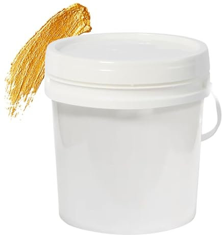 Liquid Gold Paint,Gold Furniture Paint, Water Based Gold Paint Liquid, Water Based Gold Foil Paint, Water Based Gold Paint for Home