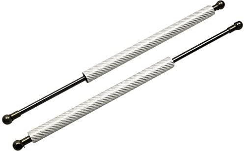 DZSQHDSAF Compatible Puntales para Civic para Tipo R (FK2) 2015-2017 Amortiguador Capó Delantero Resorte De Gas Pistón Muelle neumático(Plata)