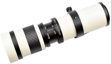 Whoasyst 420-800 mm F/8,3-16 telefoto zoomobjektiv för T-montering för DSLR-kameror tillbehör