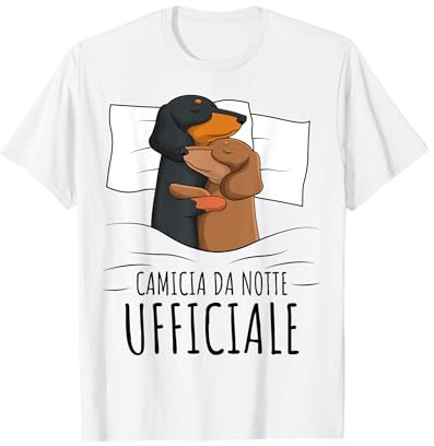 Bassotto Camicia da Notte Cane Maglietta